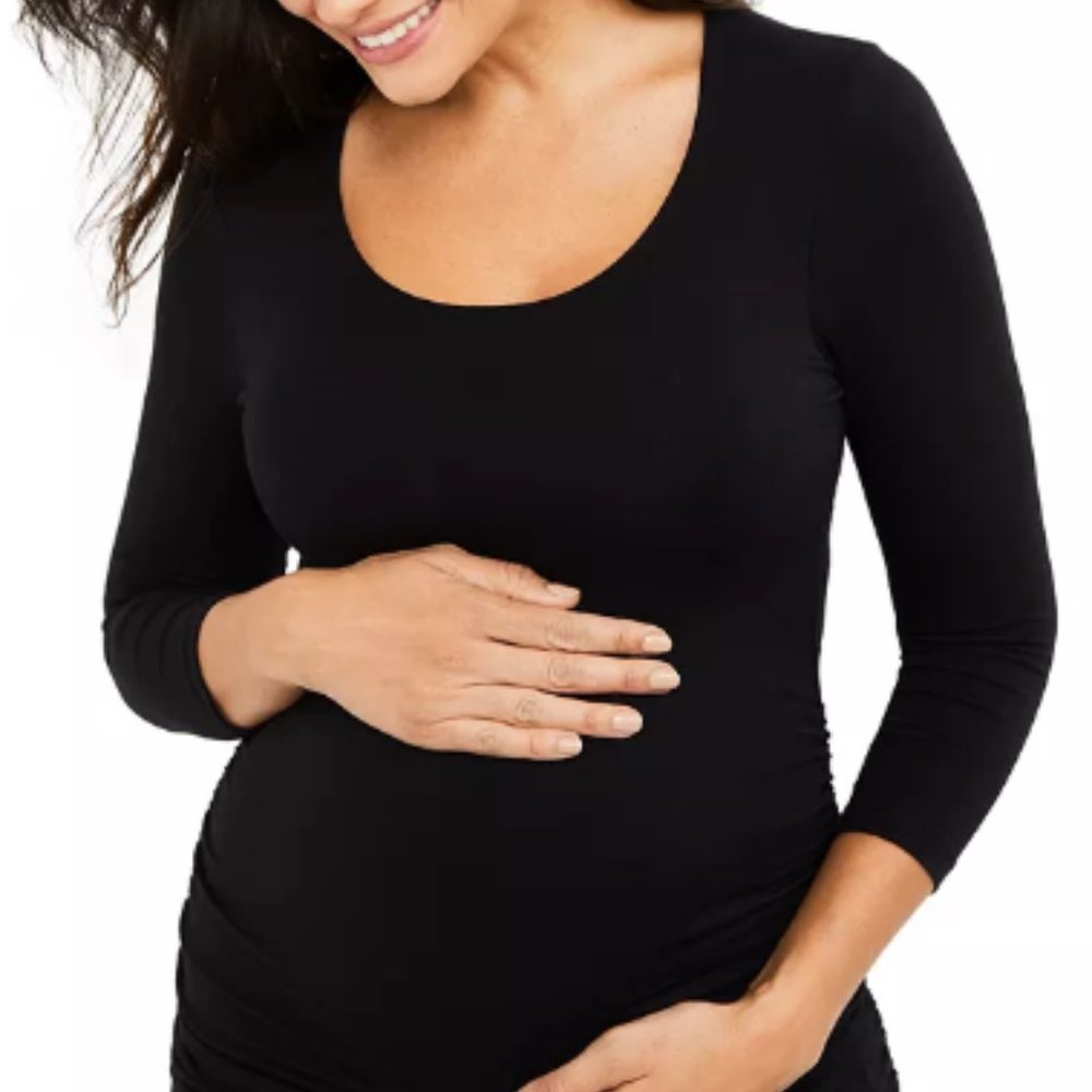 Pea in the Pod Maternity Ruched Top - Medium